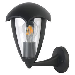 UUL-S80A 60W/E27 IP54 BLACK Светильник уличный, под лампу Е27. Архитектурный накладной. Корпус черный. TM Uniel