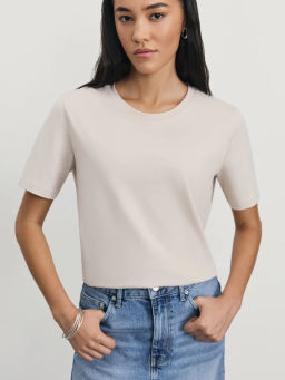 Базовая футболка из хлопка / Zarina