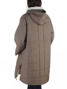 8862 GRAY/BROWN Куртка демисезонная женская