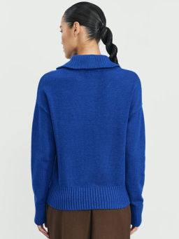 Джемпер на молнии из вискозы / Zarina  фото 5