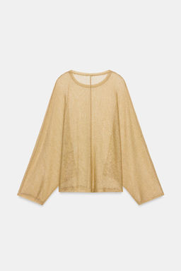 TOP HILO METALIZADO / Oro - Zara фото 7