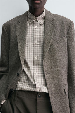 STRUCTURED REGULAR FIT BLAZER - Zara фото 6
