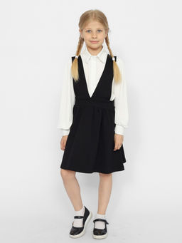 CRB wear/CWJG 63613-22 Сарафан для девочки,черный/Ex.Cherubino