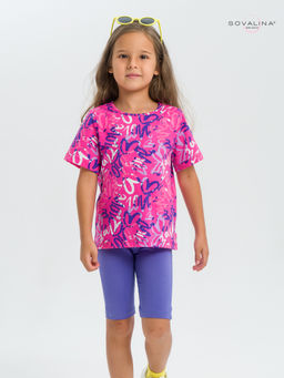 Костюм Актив надписи фуксия-вери-пери - Sovalina фото 12