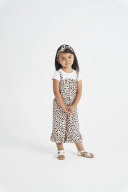 Комплект. Комбинезон из вискозы, футболка и повязка - Mothercare фото 2