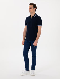 Lacivert Slim Fit Ti__rt