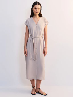 Платье миди с треугольным вырезом ZR2605012921-60 / Zarina