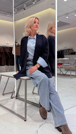 Жакет трикотажный