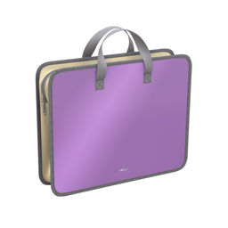 Цена за 1 шт. Папка пластиковая для творчества ErichKrause Glossy Candy, A4+, фиолетовый (в пакете по 1 шт.)