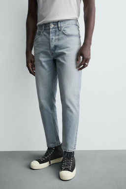 SLIM CROPPED FIT JEANS - Zara фото 6