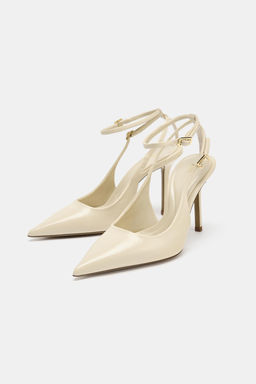 BUCKLE SLINGBACK SHOES - Zara фото 11