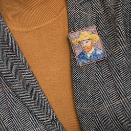 Набор для вышивания PANNA Живая картина MET-JK-2260 Брошь. Автопортрет в соломенной шляпе 5 х 6 см