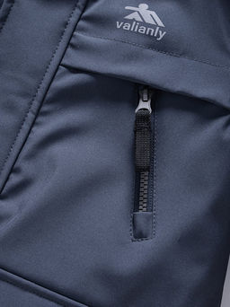 Парка зимняя Valianly подростковая для мальчика серого цвета 9235Sr  фото 5