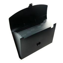 Папка-портфель А4 Calligrata, 6 отделений, 700 мкм, до 300 листов, чёрная