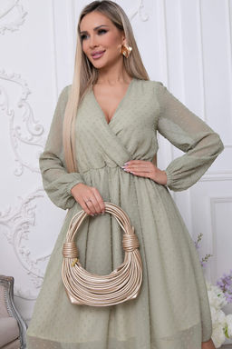 Платье Млечный путь (олива) П8848 - Lt collection фото 6