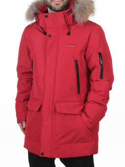 D6940 RED Куртка мужская зимняя "Аляска" (200 гр. холлофайбер)