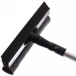 Окномойка для мытья стекол Селфи телескопическая алюминиевая ручка 93см губка 20см 926