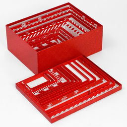 Набор коробок подарочных 15 в 1 Почта, 12 х 7 х 4 см - 46,6 х 35,2 х 17.5 см - Дарите счастье фото 22