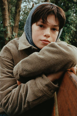 CORDUROY FAUX SHEARLING OVERSHIRT - Zara фото 8