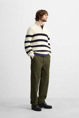 ZIP HIGH NECK SWEATER - Zara фото 4