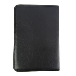 Папка деловая Calligrata «Лайт», искусственная кожа, для бумаг, для офиса, с кольцевым механизмом 4, 360×260×30 мм, чёрная