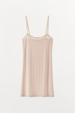 POINTELLE LACE TRIM DRESS - Zara фото 3