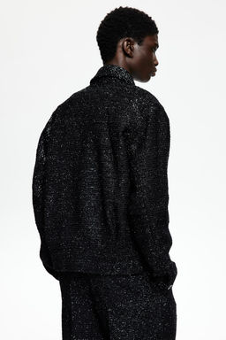 Chaqueta camisera en mezcla de lana Regular Fit - H&m фото 3