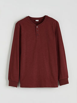 Bisiklet Yaka Erkek ?ocuk Pijama ?st