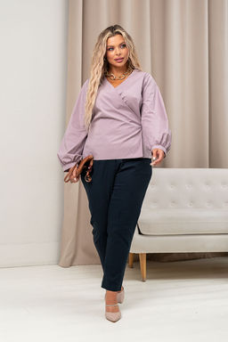 Блузка ТБ-124 серо-лиловый