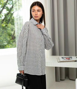 Рубашка #КТ180 (2), чёрный - Dommod фото 2