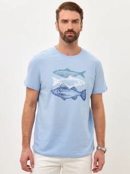 Футболка F311-06-734 grey-blue - Fine joyce фото 2