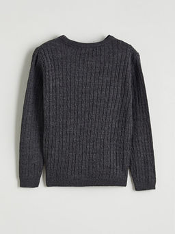 Bisiklet Yaka Erkek ?ocuk Triko Kazak