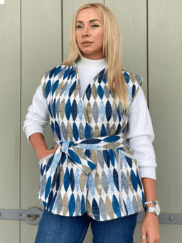 Жилет 70%лен+30%хлопок