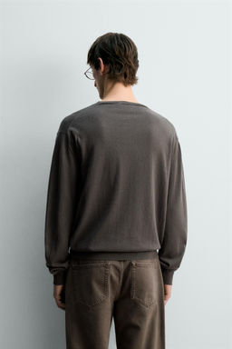 JERSEY LIGERO ALGOD?N - LINO LIMITED EDITION / Gris - Zara фото 3
