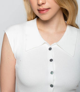 Топ #КТ060 (1), белый