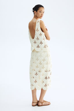 Falda de tubo efecto crochet - H&m фото 2
