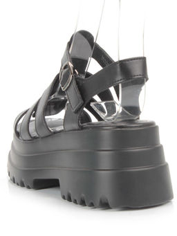 08-PEY337-2 BLACK Босоножки женские - Фабричный китай фото 6