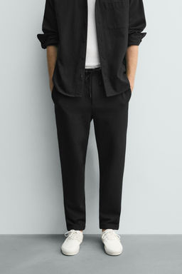 PANTAL?N CINTURA JOGGER EASY CARE / Negro - Zara фото 13