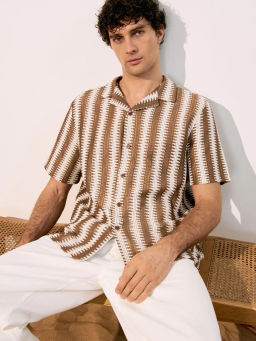 Рубашка из фактурного хлопка ZR2605043005-65 / Zarina