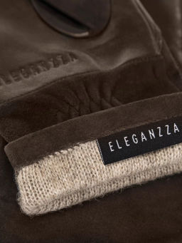 Перчатки женские 100% ш IS5064 coffee - Eleganzza фото 3