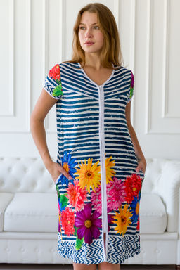 Халат женский из вискозы Есения с рукавом