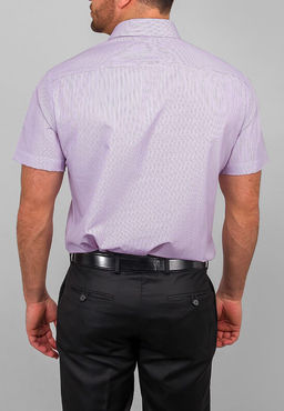 Сорочка мужская короткий рукав GREG 631/109/6437/Z/1  фото 3