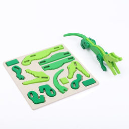 Конструктор 3D Крокодил - Лесная мастерская фото 2