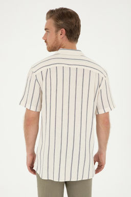 Мужская темно-синяя рубашка с коротким рукавом Неожиданная скидка в корзине - U.s. polo assn фото 6