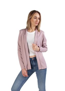КАРДИГАН ДЖ482 БЕЖЕВЫЙ С РОЗОВИНКОЙ - Assana фото 3