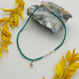 Колье из Бирюзы и Жемчуга