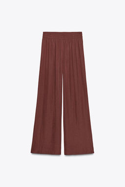 WIDE FLOWING TROUSERS - Zara фото 8