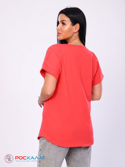 Женская футболка с принтом коралловый КФ-01 (6)