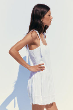 POPLIN SHORT DRESS - Zara фото 3