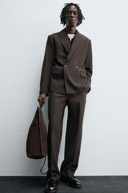 WOOL SUIT TROUSERS - Zara фото 5